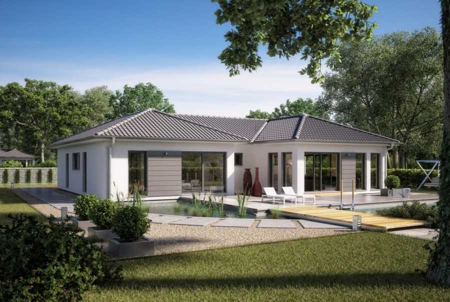 Проект одноэтажного дома с террасой: современные идеи и дизайнерские решения