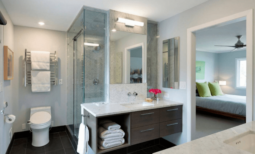 Ремонт ванной комнаты и туалета, фото интересных решений