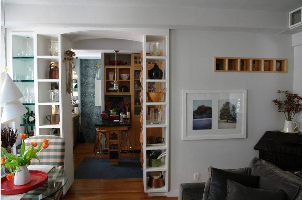 Перегородки для зонирования пространства в комнате: специфичность применения