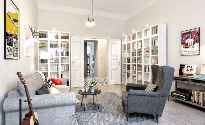 Гостиная в скандинавском стиле: создание легкого и непринужденного интерьера