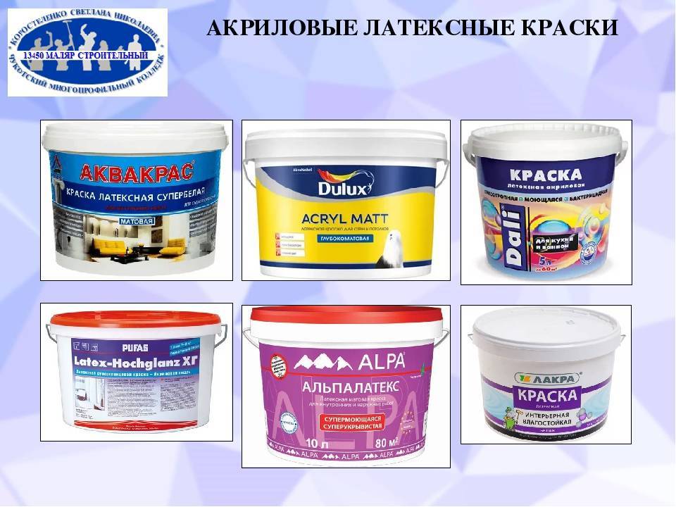 Латексная краска или акриловая — что лучше: рекомендации по выбору