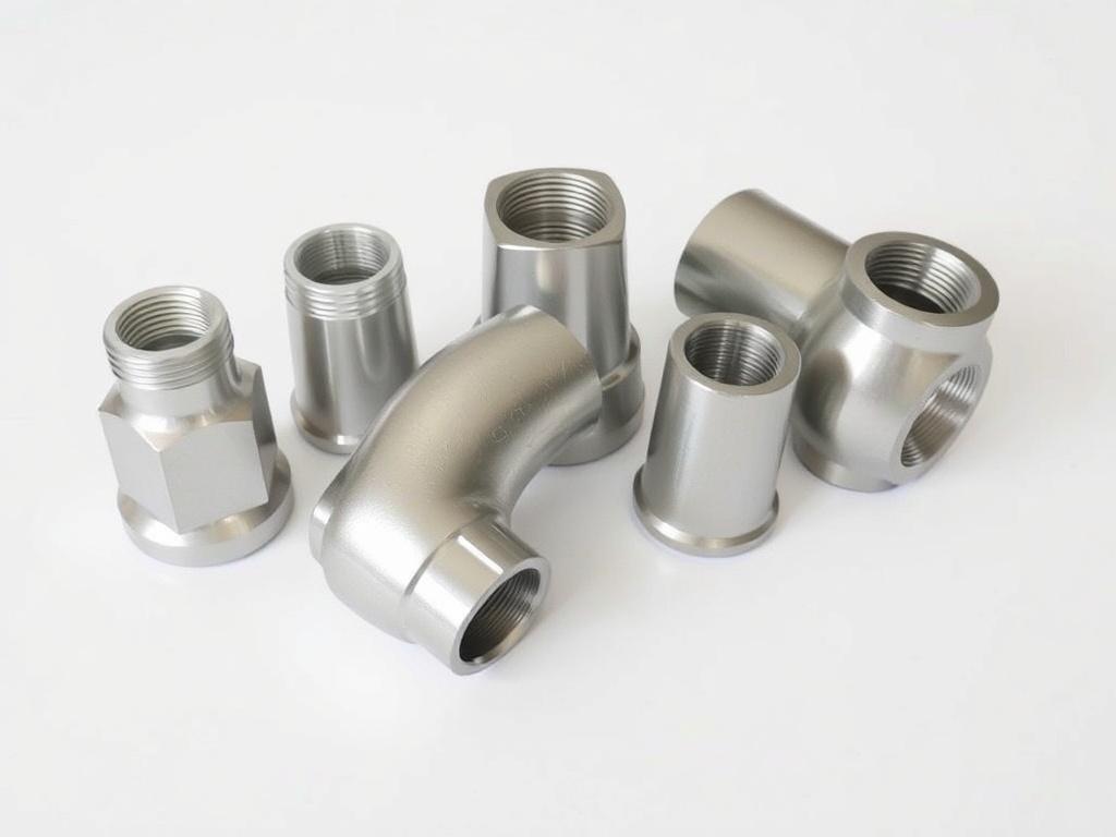 Threaded stainless steel press fittingsфото