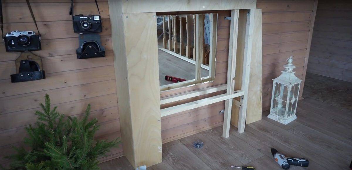 Декоративный камин своими руками: пошаговая инструкция