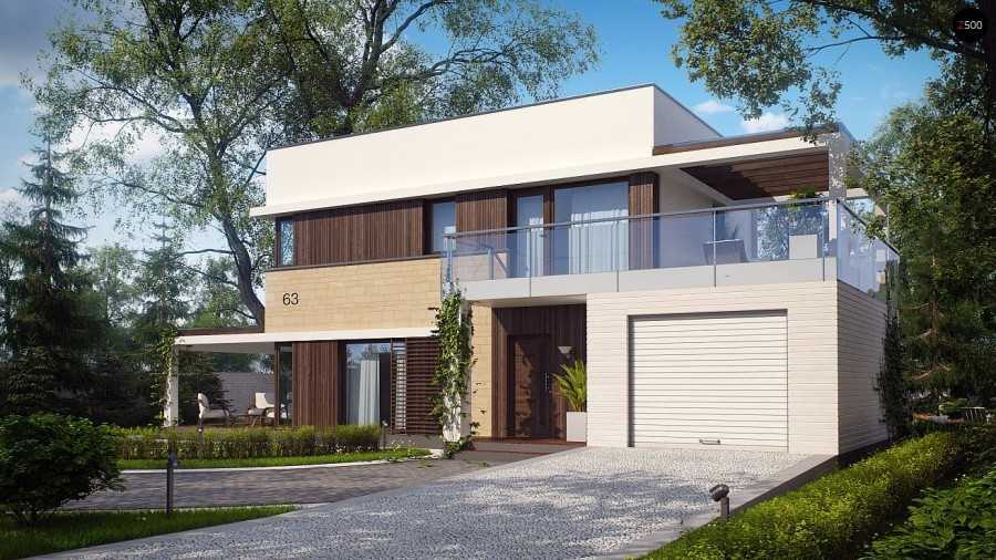 Проекты домов с плоской крышей: лучшие идеи для строительства и оформления