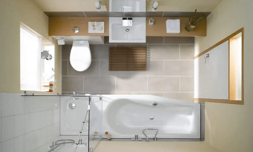 Ремонт ванной комнаты и туалета, фото интересных решений