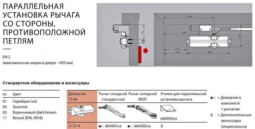 Правильная установка доводчика на дверь | строимдом