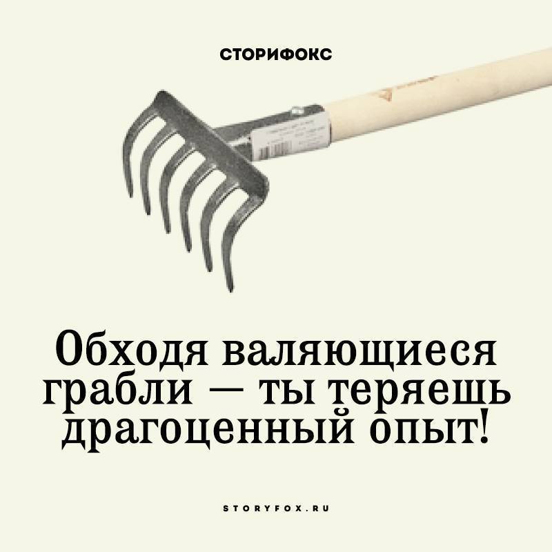 Грабли с топором картинка