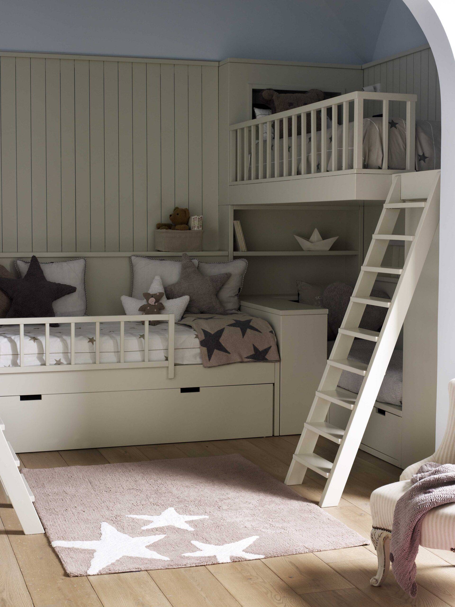Кровать двухъярусная детская: идеи создания уютного уголка для детей