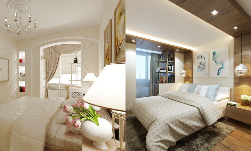 Обои в спальне: фото в интерьере и рекомендации по созданию дизайна