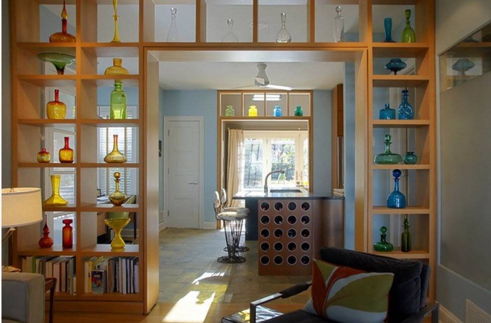 Перегородки для зонирования пространства в комнате: специфичность применения