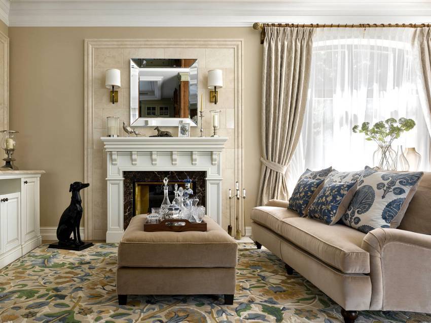 Шторы в гостиную: способы декорирования и соответствие интерьеру