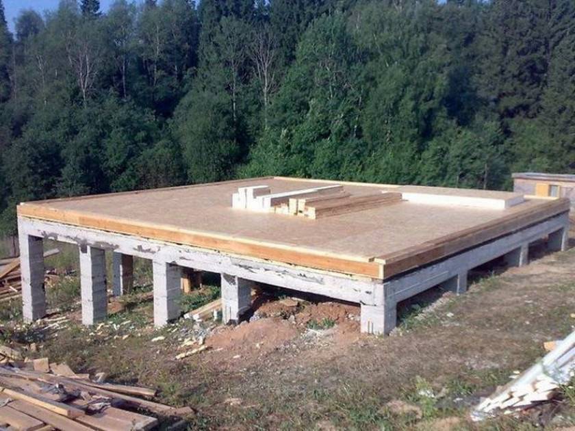Столбчатый фундамент своими руками: пошаговая инструкция