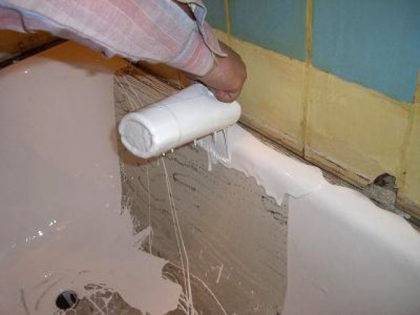 Эмалировка ванны своими руками: как провести обработку ванны жидким акрилом в домашних условиях