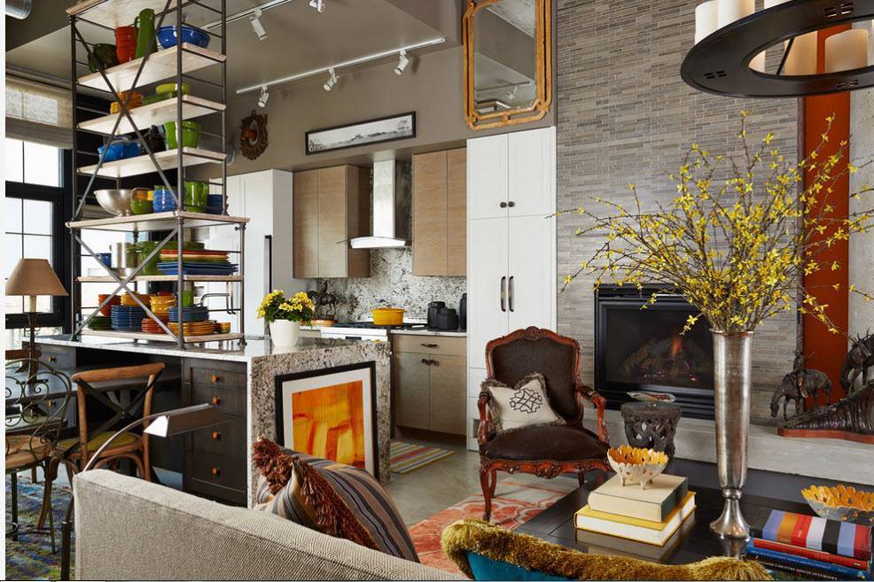 Перегородки для зонирования пространства в комнате: специфичность применения