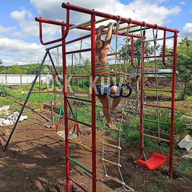 Детский спортивный комплекс для дачи: место для активного отдыха ребенка