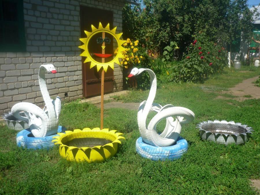 Клумбы во дворе частного дома: фото оригинальных идей