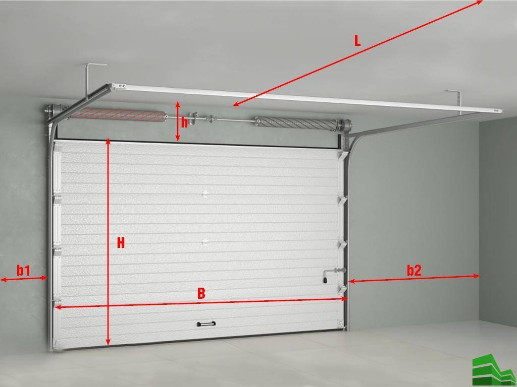 Секционные ворота своими руками — поэтапный процесс установки