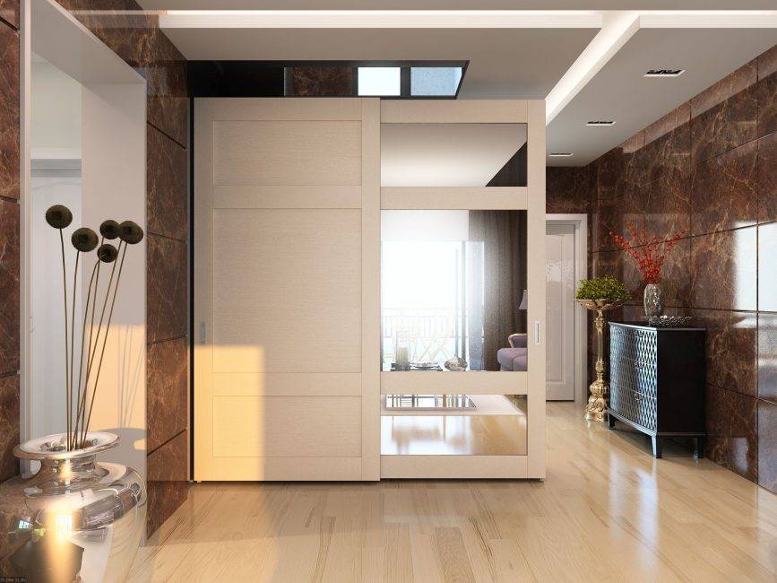 Входная дверь с зеркалом: креативный декор или практичное решение?