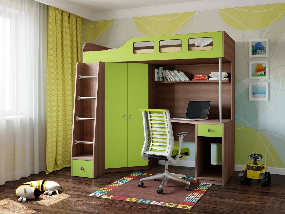 Кровать двухъярусная с диваном: удобство и оптимизация пространства