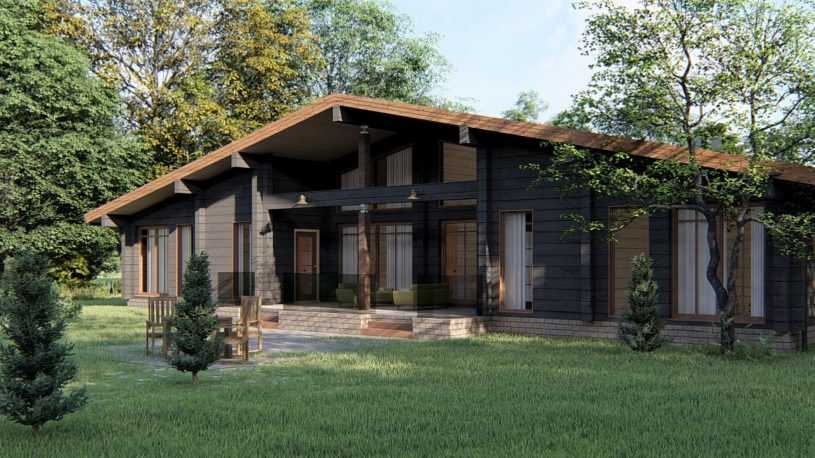 Проекты одноэтажных домов с тремя спальнями. Правила создания оптимальной планировки