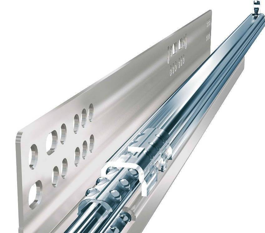 Направляющие для выдвижных ящиков: удобное пользование современной мебелью