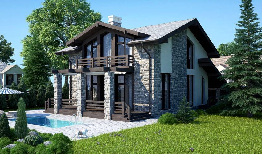 Проекты коттеджей: типовые и оригинальные варианты зданий