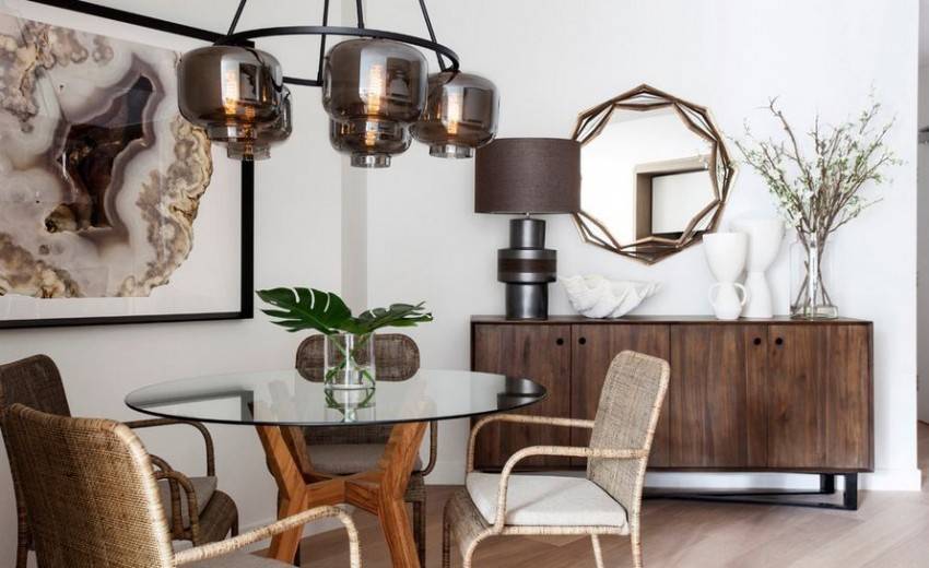 Кухонный стол стеклянный: стильная конструкция для любого интерьера