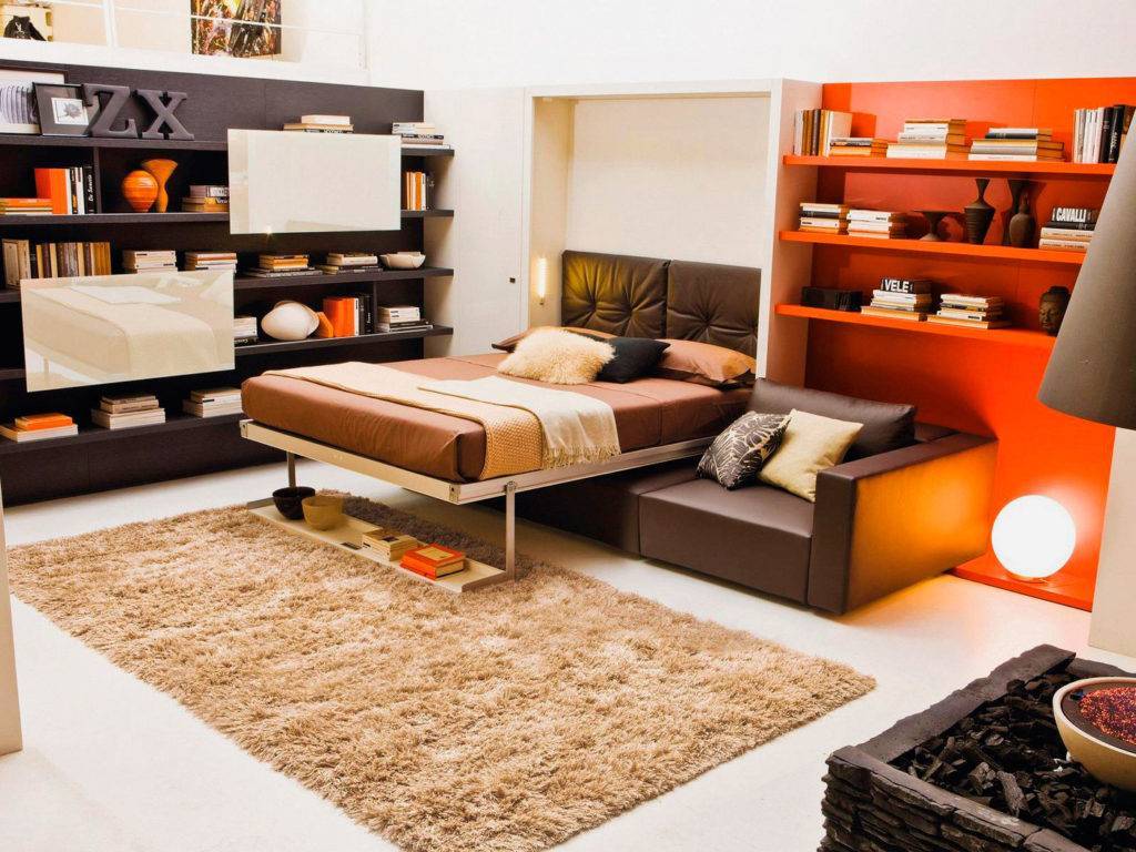 Двуспальная кровать-трансформер: популярный тренд для небольших квартир