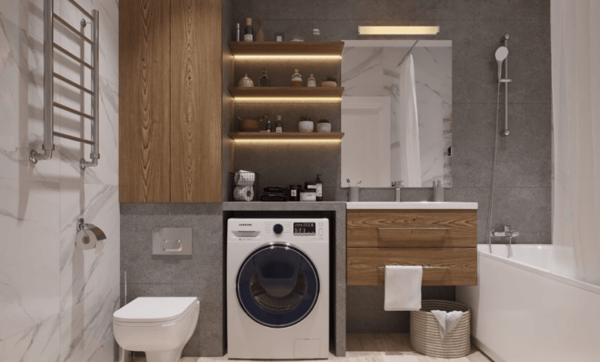 Ремонт ванной комнаты и туалета, фото интересных решений