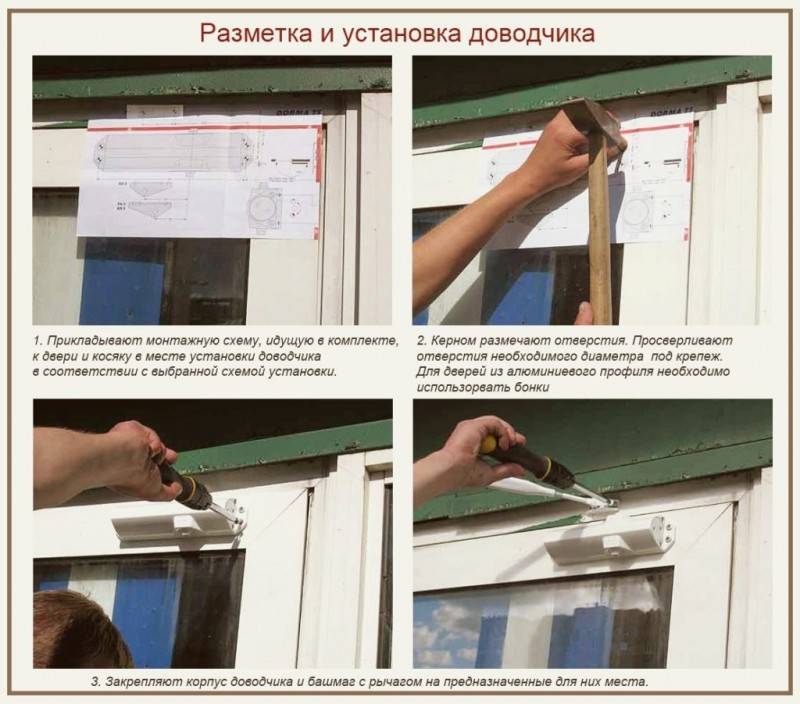 Как установить доводчик на дверь: монтируем своими руками