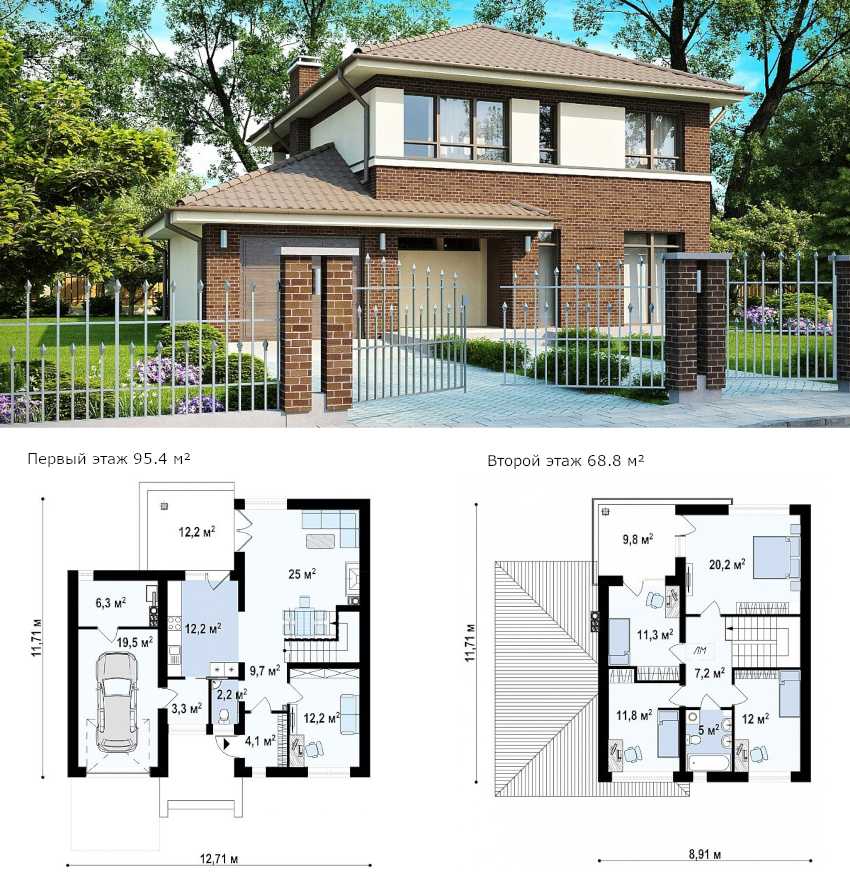 Проекты домов из газобетона: строительство современного загородного жилья