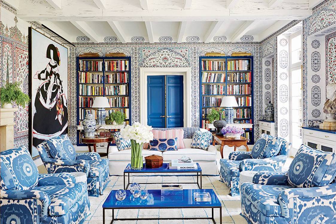 Обои для гостиной: фото интерьеров с интересным дизайном