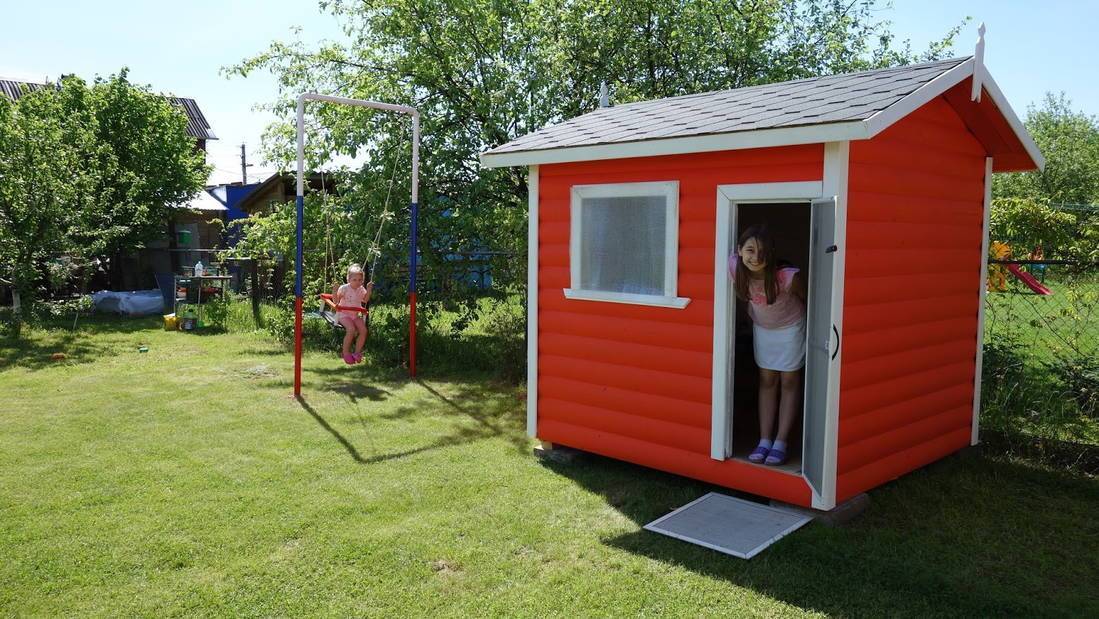 Детский домик своими руками: варианты, идеи и инструкции