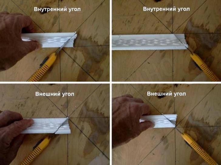 Как сделать угол на потолочном плинтусе - строительство и ремонт