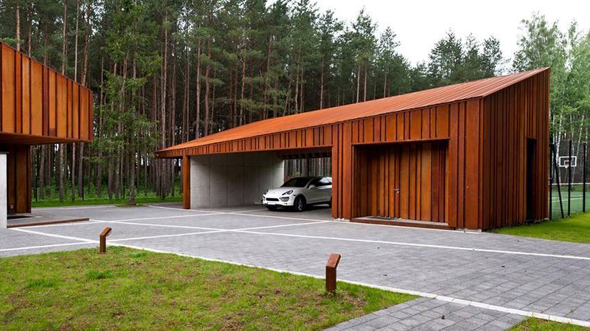 Гараж: фото интерьера и экстерьера авто-помещений