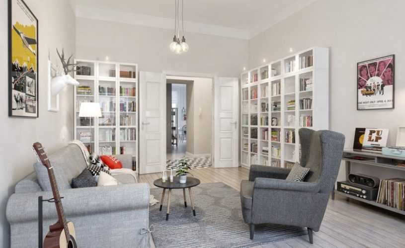 Гостиная в скандинавском стиле: создание легкого и непринужденного интерьера