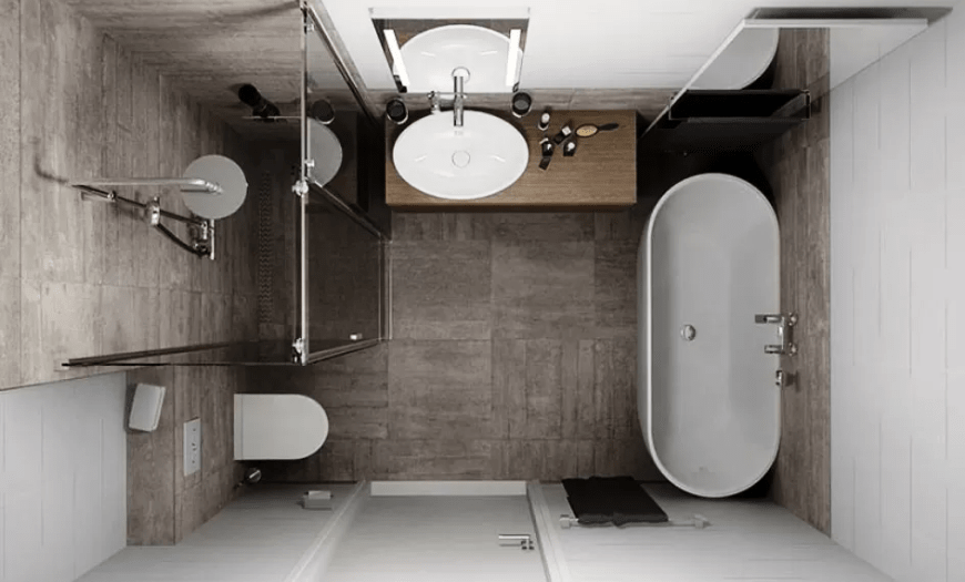 Ремонт ванной комнаты и туалета, фото интересных решений