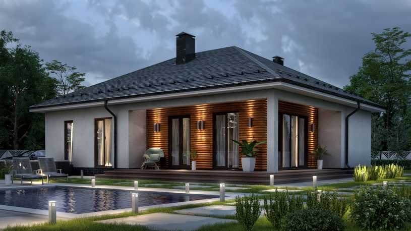 Проекты одноэтажных домов с тремя спальнями. Правила создания оптимальной планировки