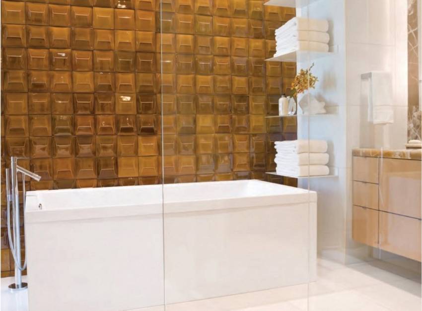 Плитка для ванной комнаты: дизайн, фото и рекомендации по выбору