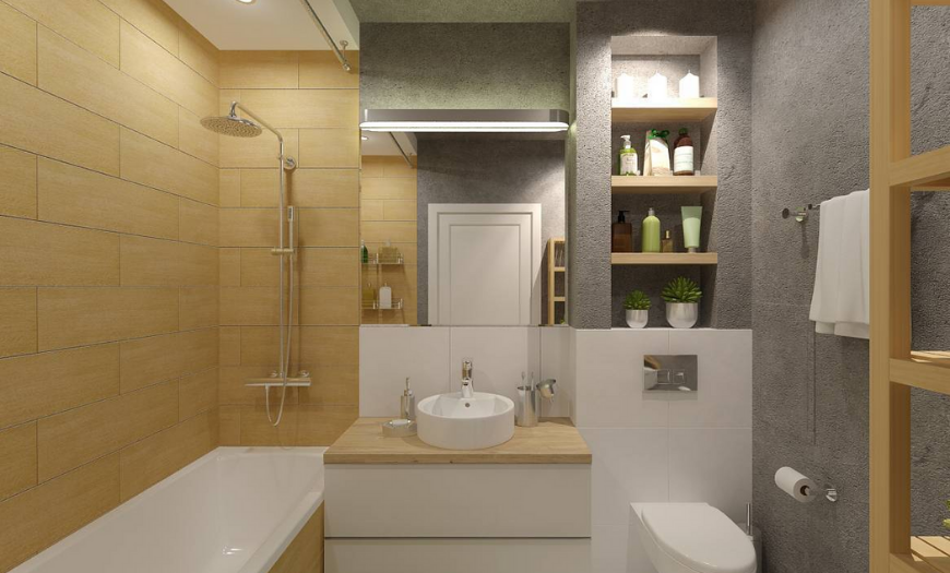 Ремонт ванной комнаты и туалета, фото интересных решений