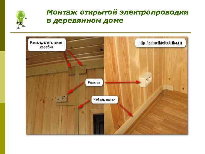 Электрика в деревянном доме: схемы + монтажные инструкции